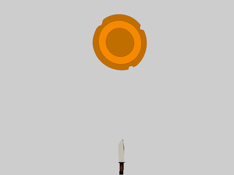 THROWING KNIFES CLICKER