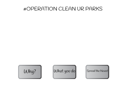 #Operation Clean UR Parks!