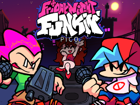 FNF chart || Pico remix skin mod (remastered icons update)