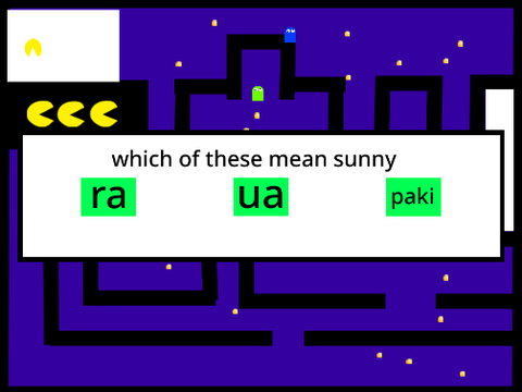 te reo maori weather pac man