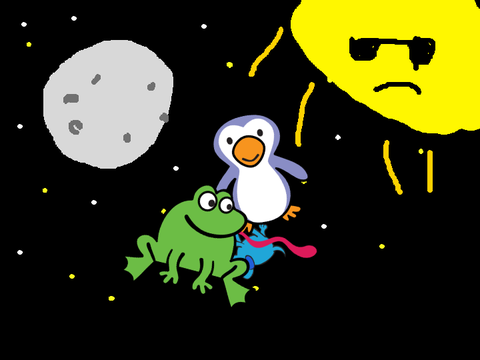 Animals flying in space :p :3