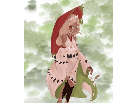 1k villains DTA entry -dragon girl-