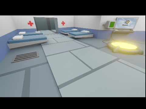 Medbay(Skeld) || Among us || Blender 3d