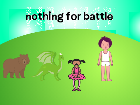 nothing for battle intro