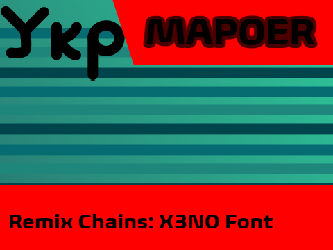 X3NO Font v4.8