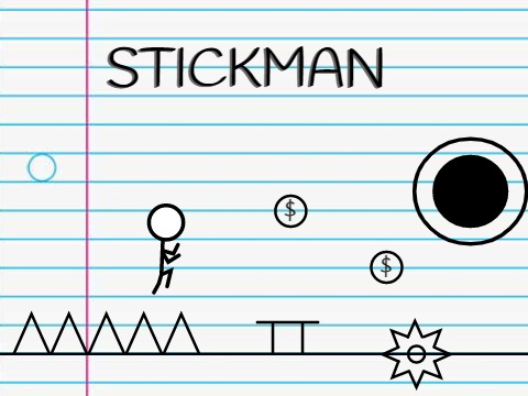 Note Stickman - A Scrolling Platformer- _ Scrolling Platformer _ Stickman