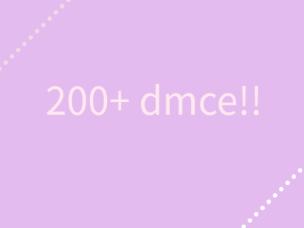 ✦ ┋  200+ dmce ˊˎ-