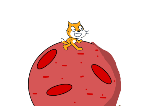Scratch Cat and Gobo on Mars