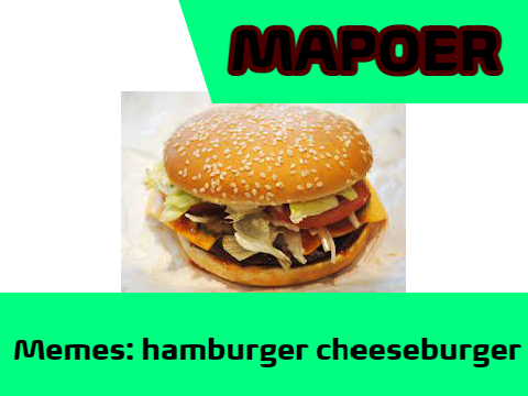 hamburger cheeseburger