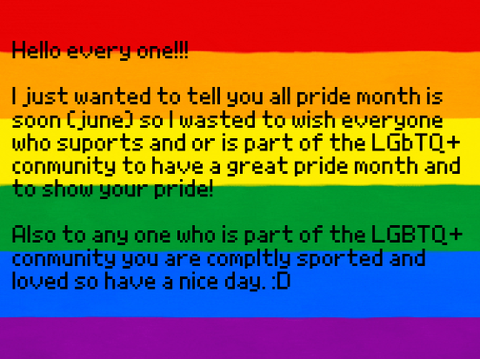 Pride month is soon!