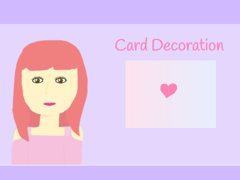 Card decoration!
