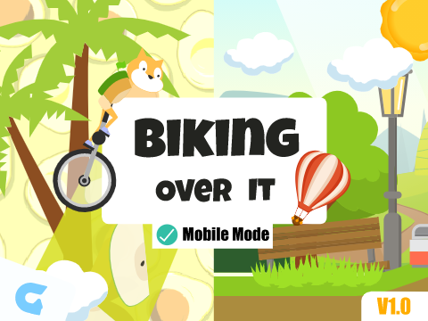 Biking Over It - The HARDEST Game       #games #ragegames #all #bicycle