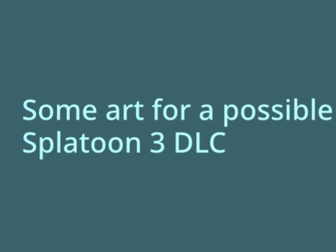 Some art | Splatoon 3 DLC boss fight phase 1
