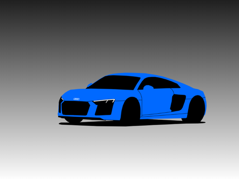 Audi R8 V10 speedometer