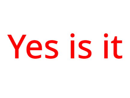 YES