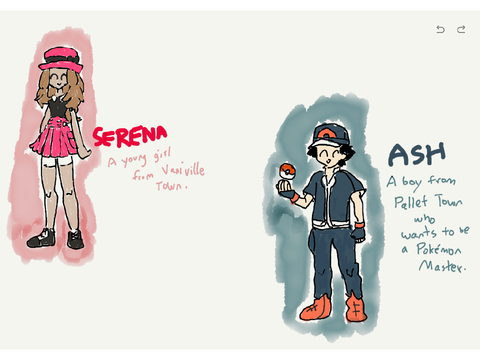 Pokemon XY characters 