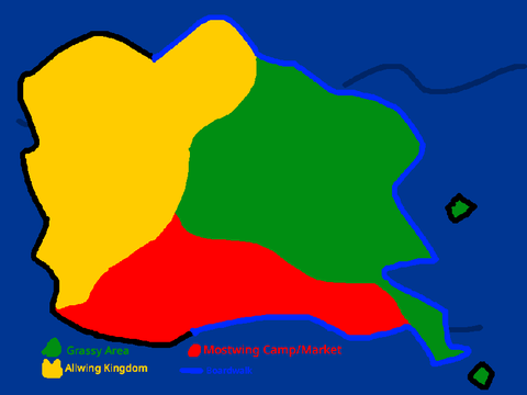 Map of The Allwing Island