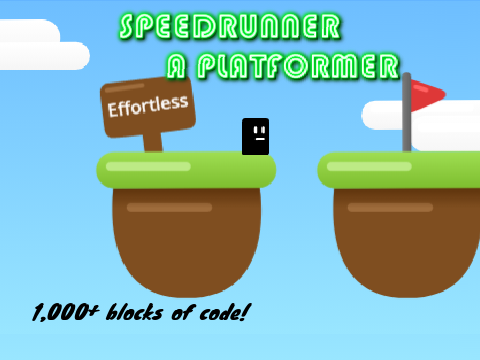 Speedrunner (demo) || A Platformer || MOBILE #dream #griffpatch #games #all #platformer #scrolling