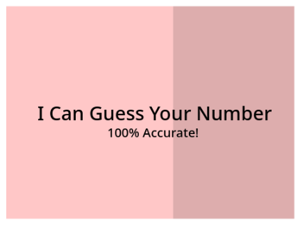 I Can Guess Your Number