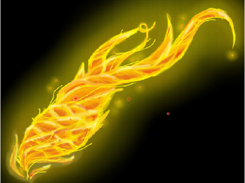 Fire Realism Art