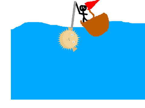 pufferfish goes vroooooooooom
