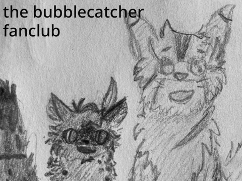 the bubblecatcher fanclub || taran and burnet art :0