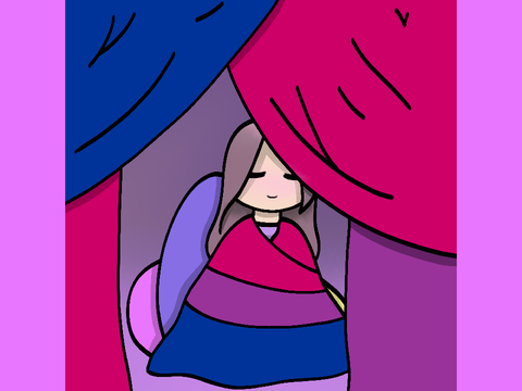 pride month 3 :D (bi flag)