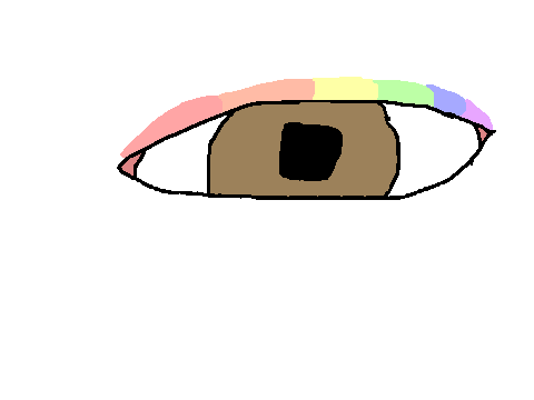 Pride Makeup(Really Bad Art TwT)