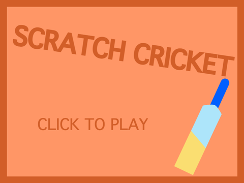 Scratch Cricket (Mobile Friendly)  #Games #Sport