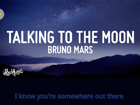 Talking To The Moon - Bruno Mars   #Music