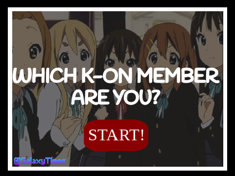 Which K-ON Member are You?