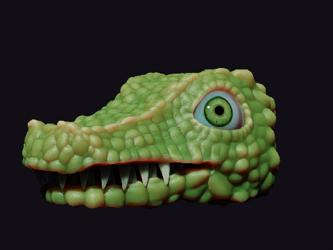 Reptile - Sculpting Practice