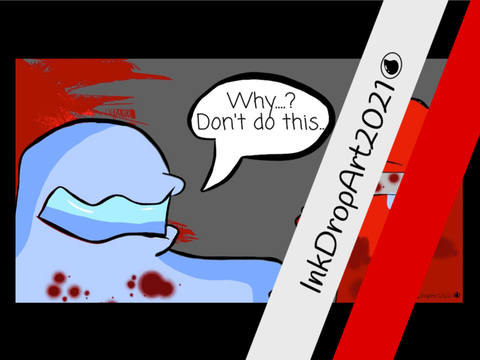 Among Us Comic: emotional scene.