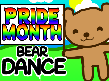 Bear does a pride dance! // (Animations) (Music) (Art) (Gay)
