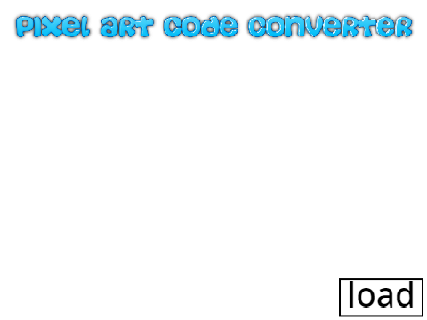 Pixel Art Code Converter