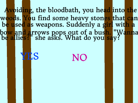 The Hunger Games- a Choice game