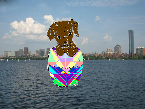 Dog in a Vase CC my version