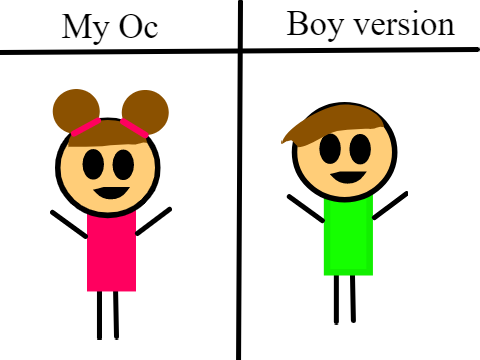 Draw my oc But as a BOY! Comp remix