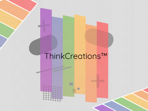 Pride colours art; ThinkCreations™