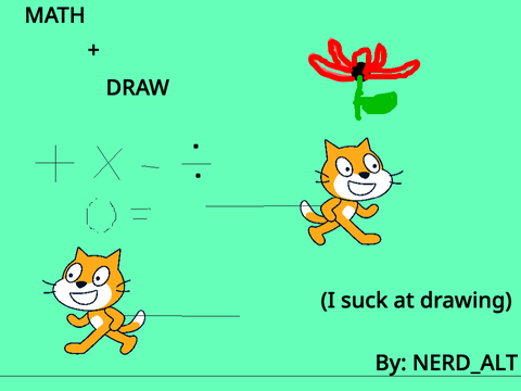 Math 'n Draw with scratch cat - EXTREMELY DETAILED!