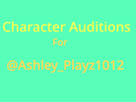 Character for @Ashley_Playz1012