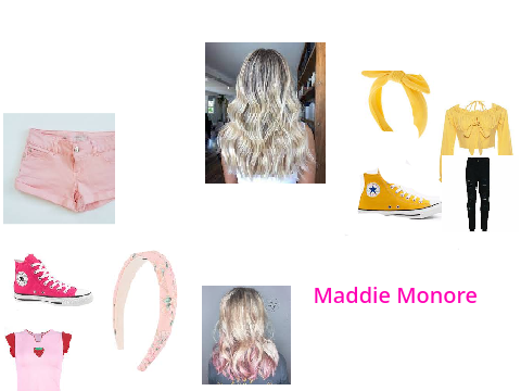 Maddie Monroe! Two outfits!