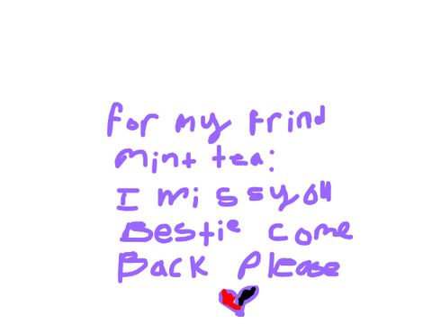 Bestie mint tea needs to read!