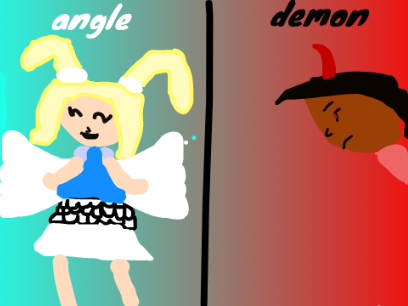 angle demon art