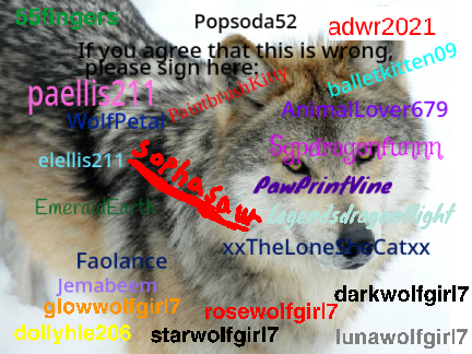 Sign To Stop Wolf Hunting!!!! remix remix
