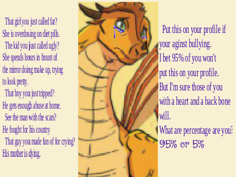 WHY DO YOU BULLY? STOP!!!