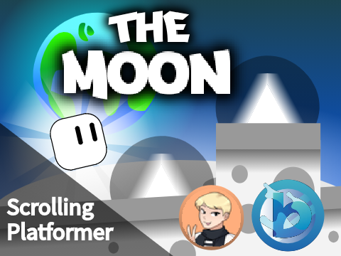 The Moon - A scrolling platformer #games