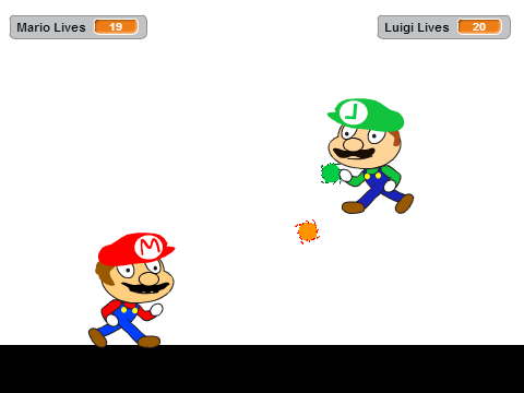 Mario Bros Scratchite Fight