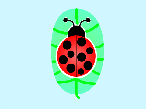 Ladybug Sticker