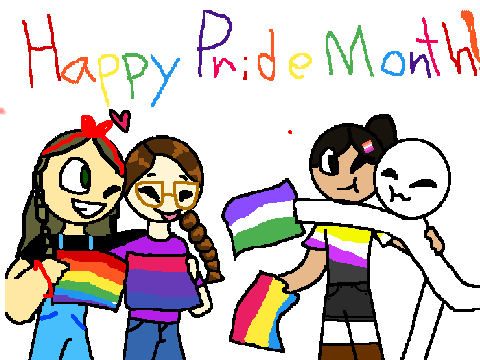 Happy pride month <3 Bi pride! Remix this! remix